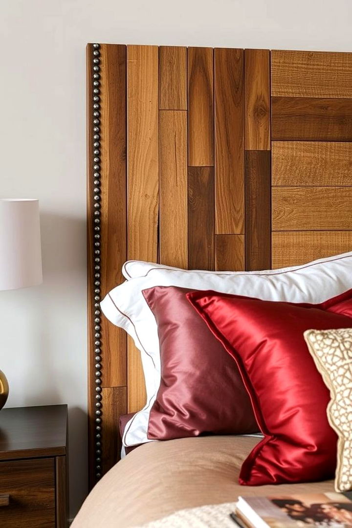 Statement Headboard Design - 22 Dark Boho Bedroom Ideas