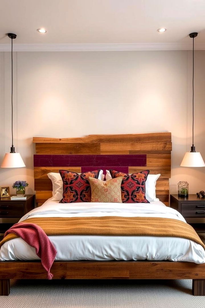 Statement Headboard Focus - 22 Hipster Bedroom Ideas