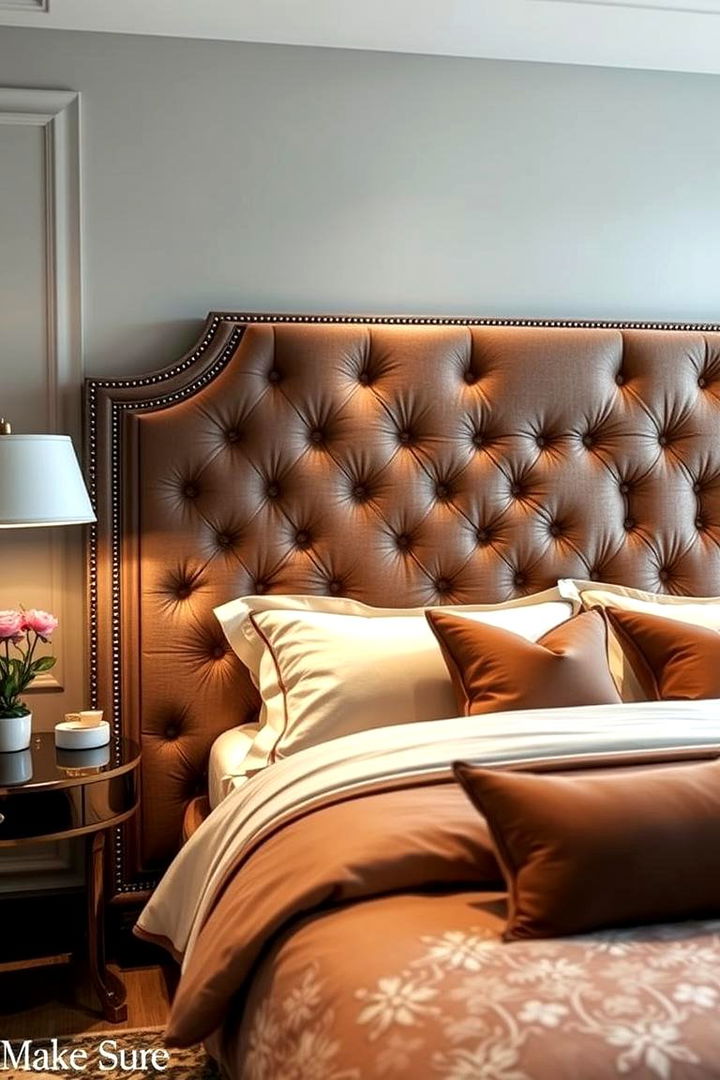 Statement Headboard - 22 Cozy Bedroom Ideas