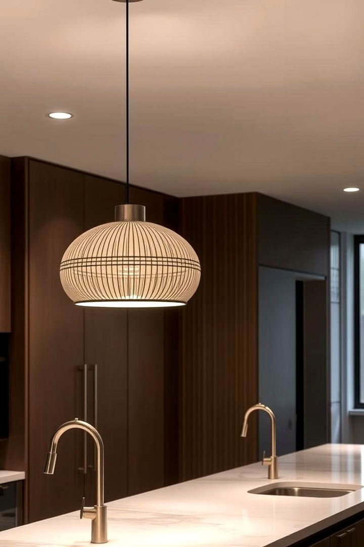 Statement Lighting - 22 Modern Bathroom Decor Ideas