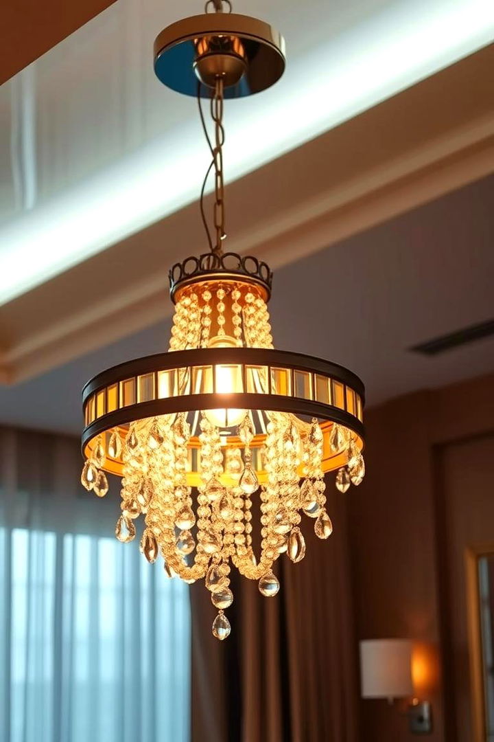 Statement Lighting Feature - 22 Living Room Corner Ideas