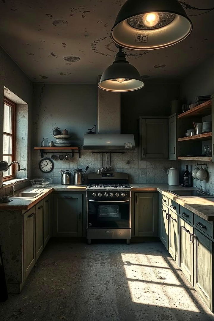 Statement Lighting Fixtures - 22 Dirty Kitchen Ideas