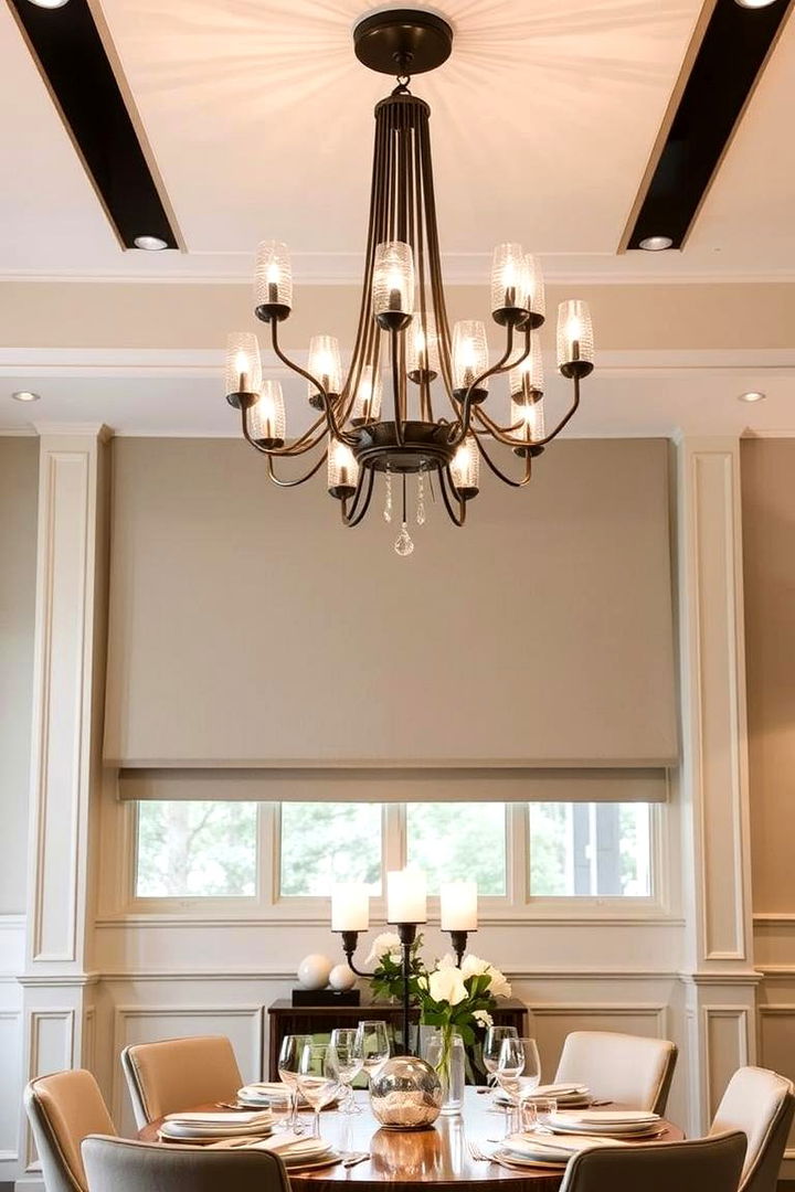 Statement Lighting Fixtures - 22 Modern Dining Room Ideas