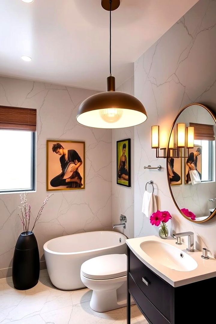 Statement Lighting for Bathrooms - 22 Bathroom Pendant Lighting Ideas