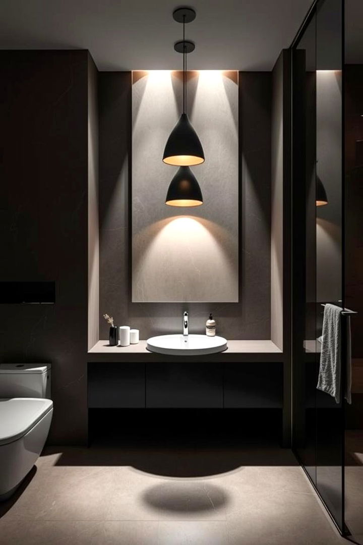 Statement Lighting for Dramatic Impact - 22 Elegant Bathroom Decor Ideas