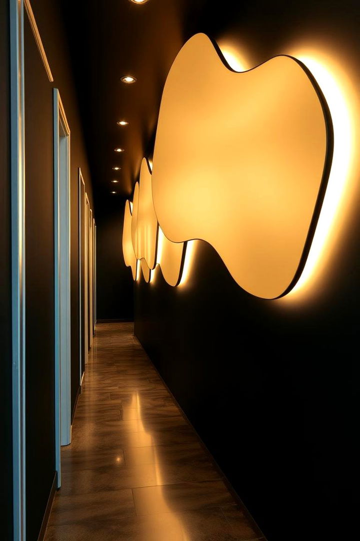 Statement Mirror Installations - 22 Black Hallway Ideas