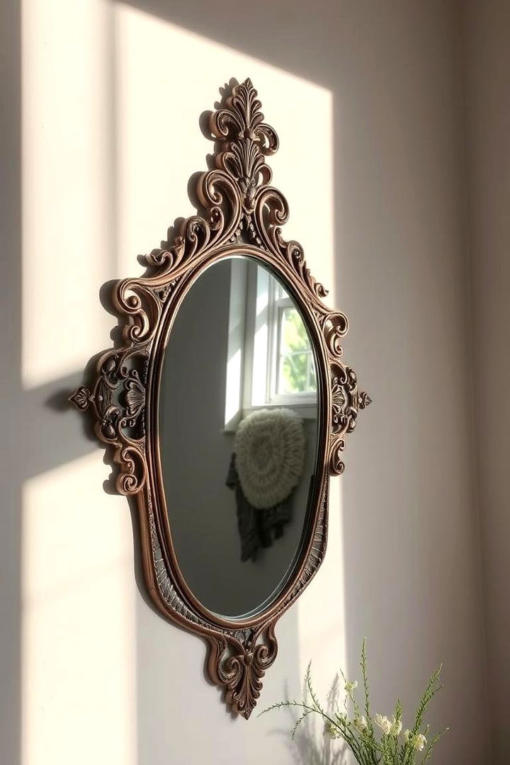 Statement Mirrors and Decor - 22 Boho Dorm Room Ideas
