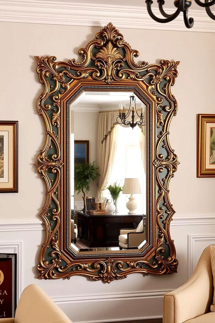 Statement Mirrors - 22 1922s Living Room Design Ideas