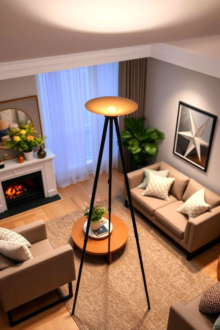 Statement Tripod Designs - 22 Living Room Floor Lamp Ideas and Inspiration