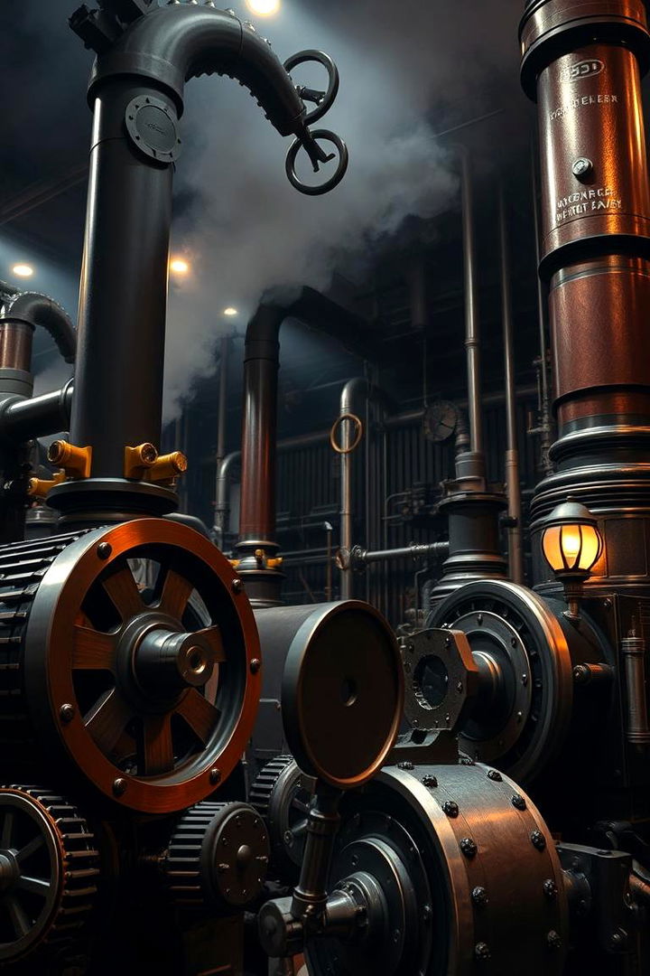 Steam Engine Inspired Decor - 22 Steampunk Interior Design Ideas