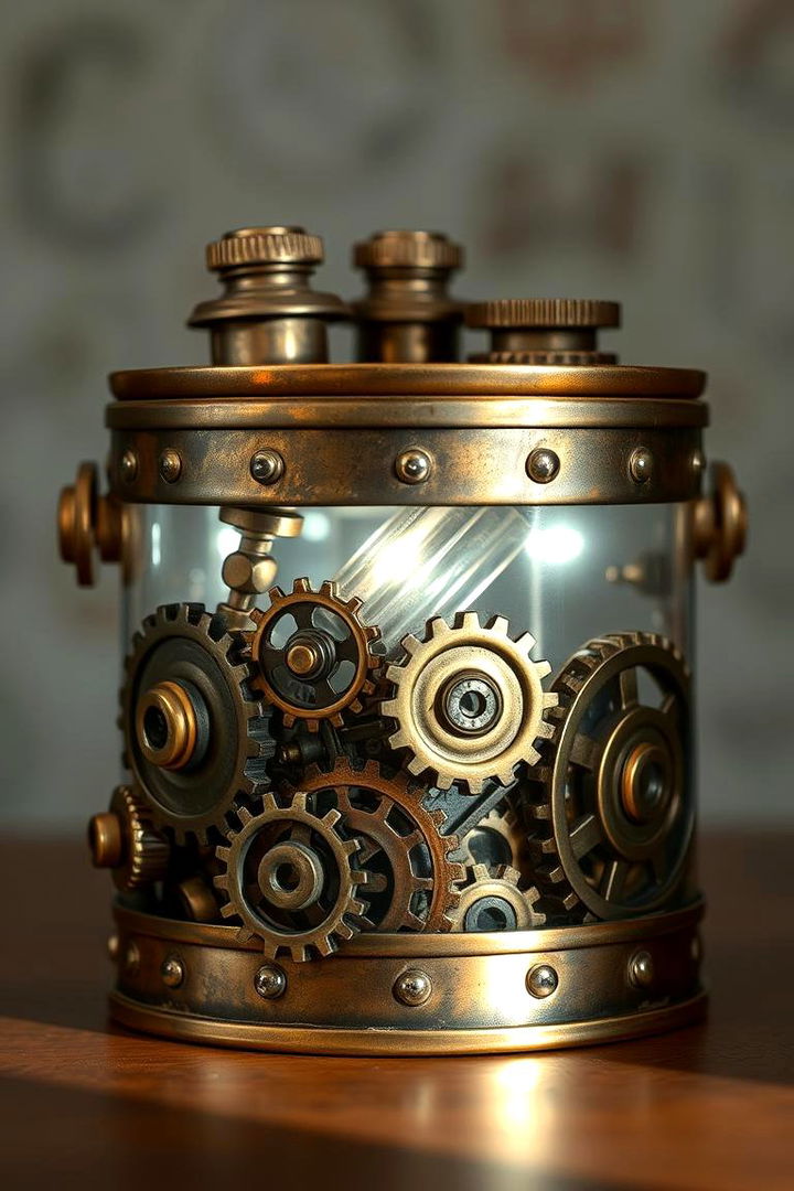 Steampunk Container Innovations - 22 Fairy Garden Container Ideas