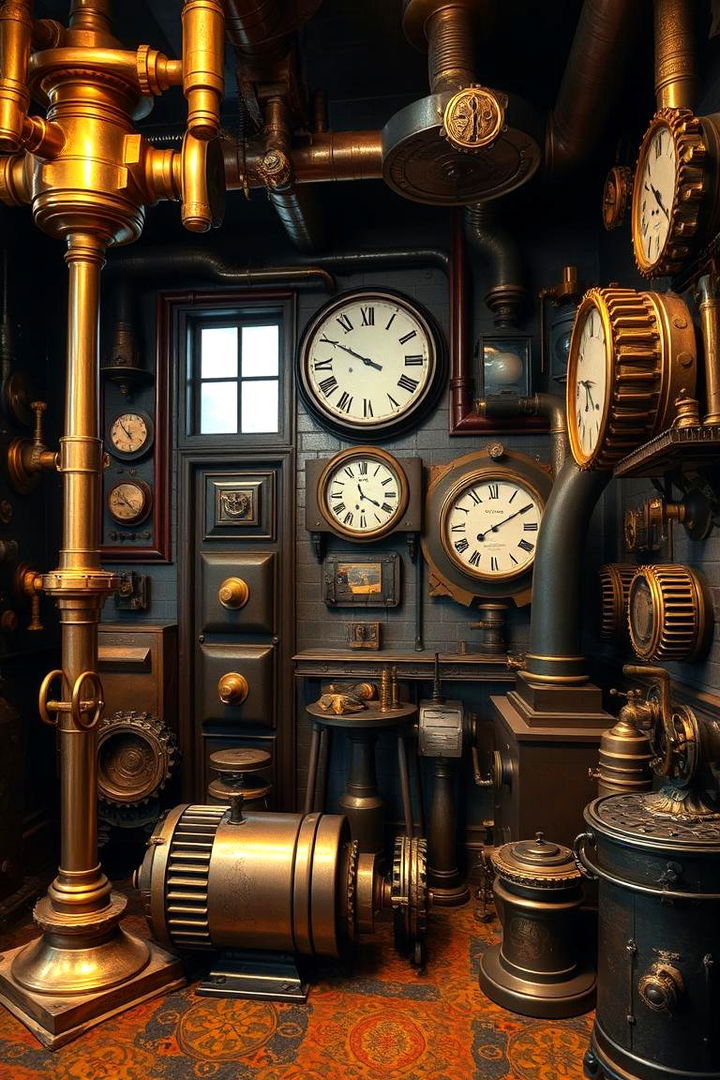 Steampunk Inspired Space - 22 Man Cave Design Ideas