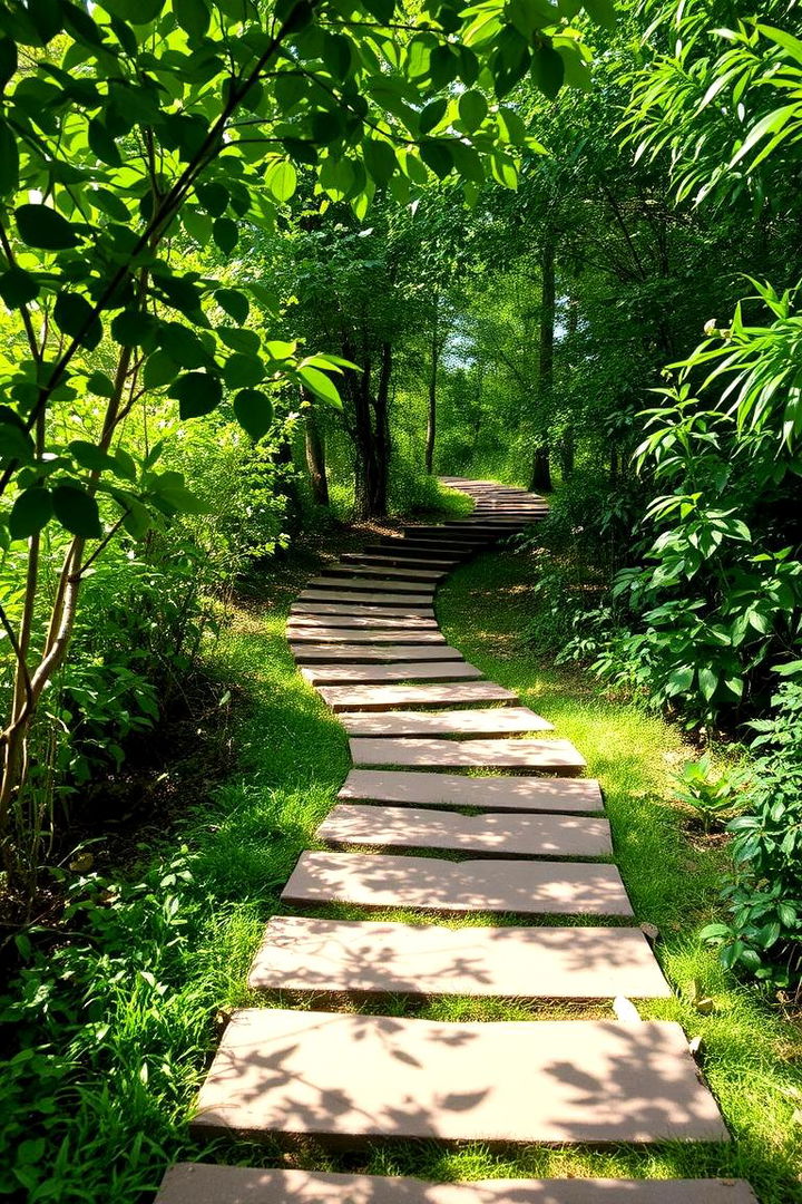Stepping Stone Garden Path - 22 Garden Path Ideas