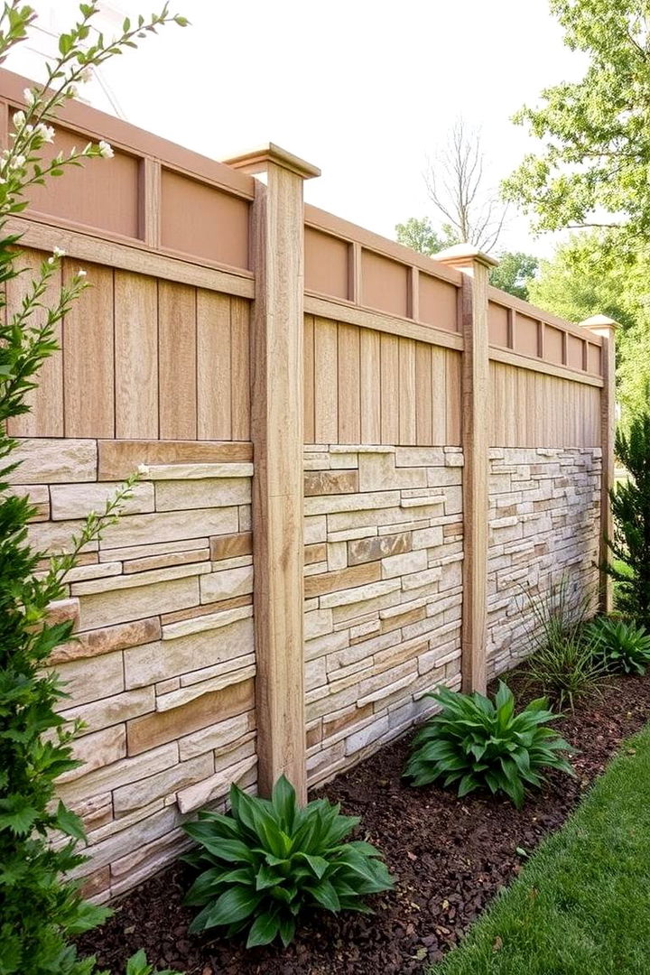 Stone Veneer Dog Fence for Durability - 22 Dog Fence Ideas