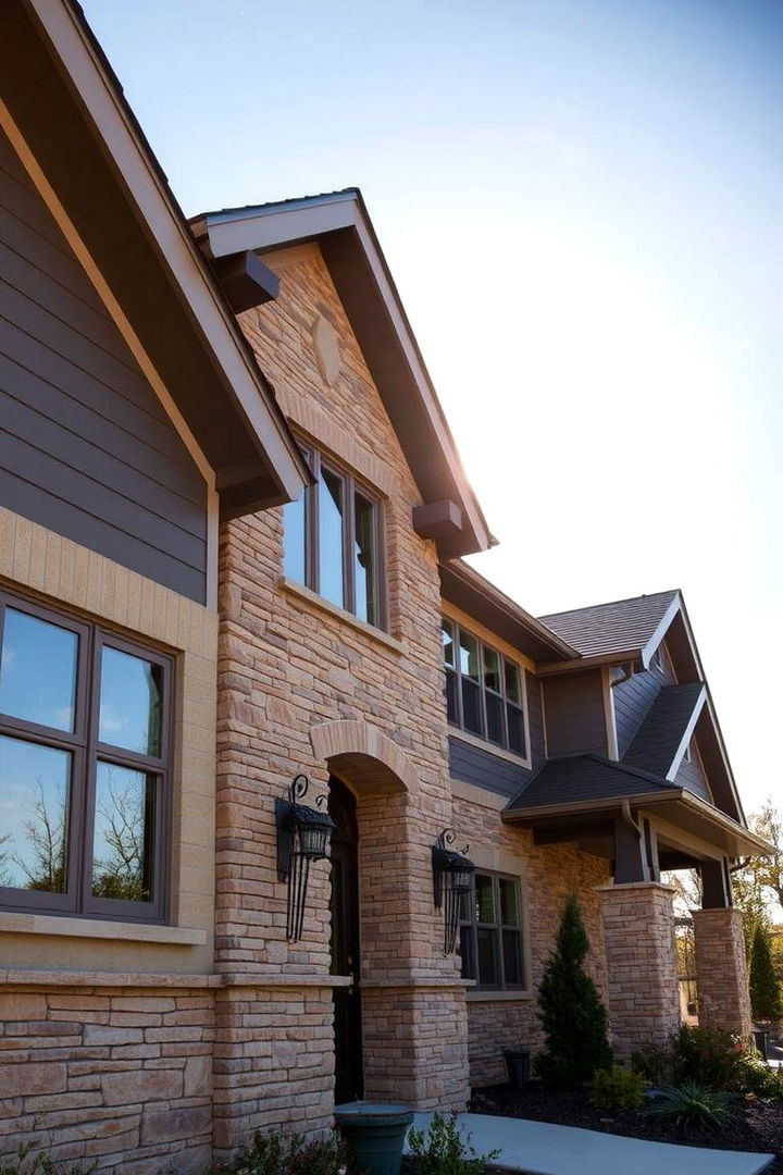 Stone Veneer Siding - 22 Exterior House Siding Ideas