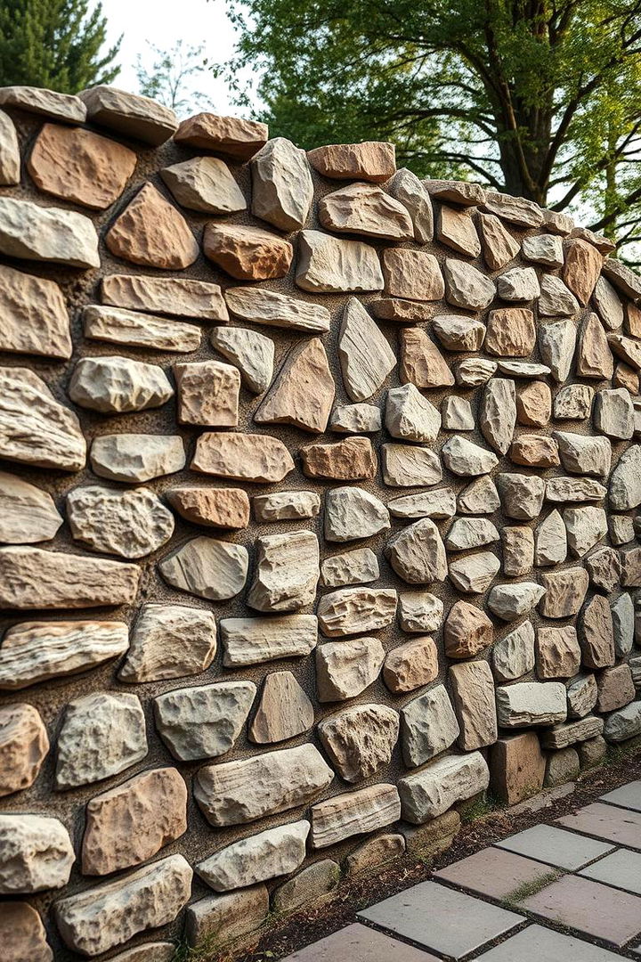 Stone Walls for Lasting Privacy - 22 Backyard Privacy Ideas