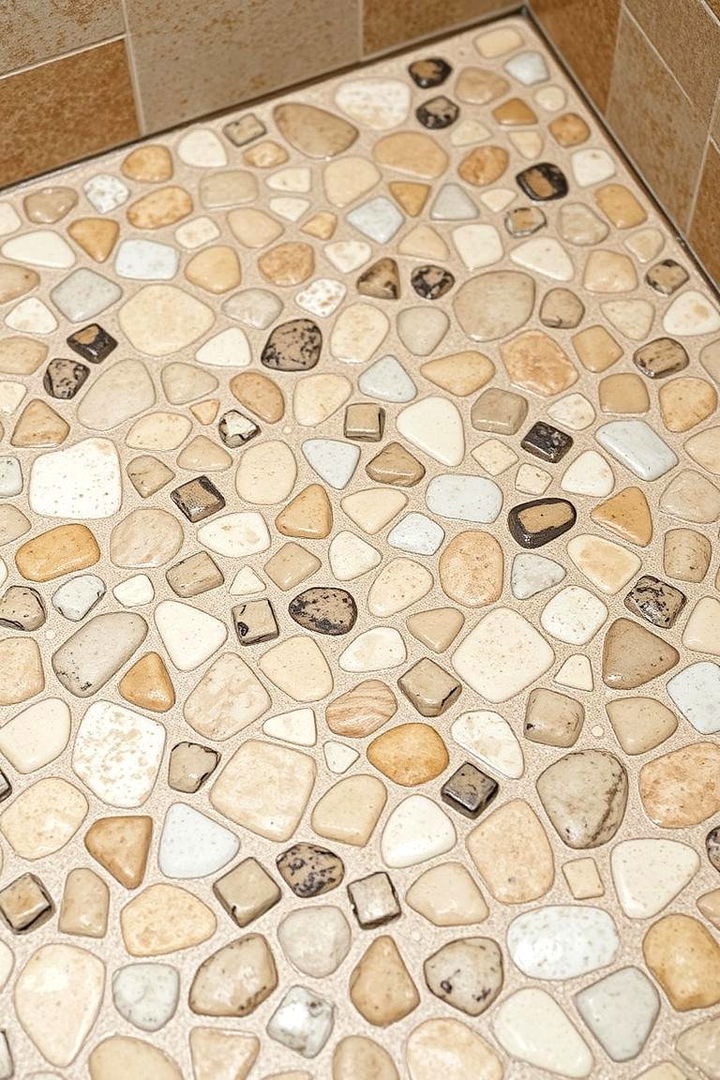 Stone or Pebble Shower Floors - 22 Modern Shower Ideas