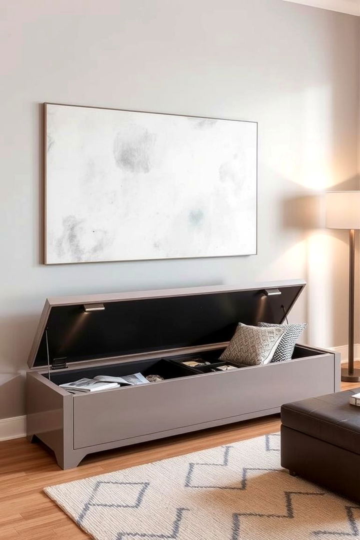 Storage Benches for Dual Functionality - 22 Living Room Storage Ideas