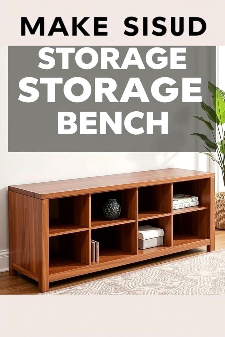 Storage Benches with Cubbies - 22 Modern Entryway Ideas