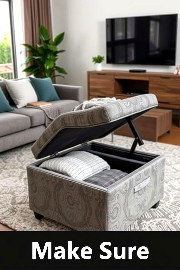 Storage Ottomans - 22 Blanket Storage Ideas