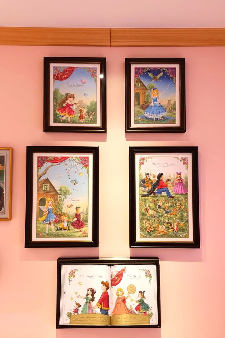 Storybook Inspired Artworks - 22 Princess Nursery Ideas