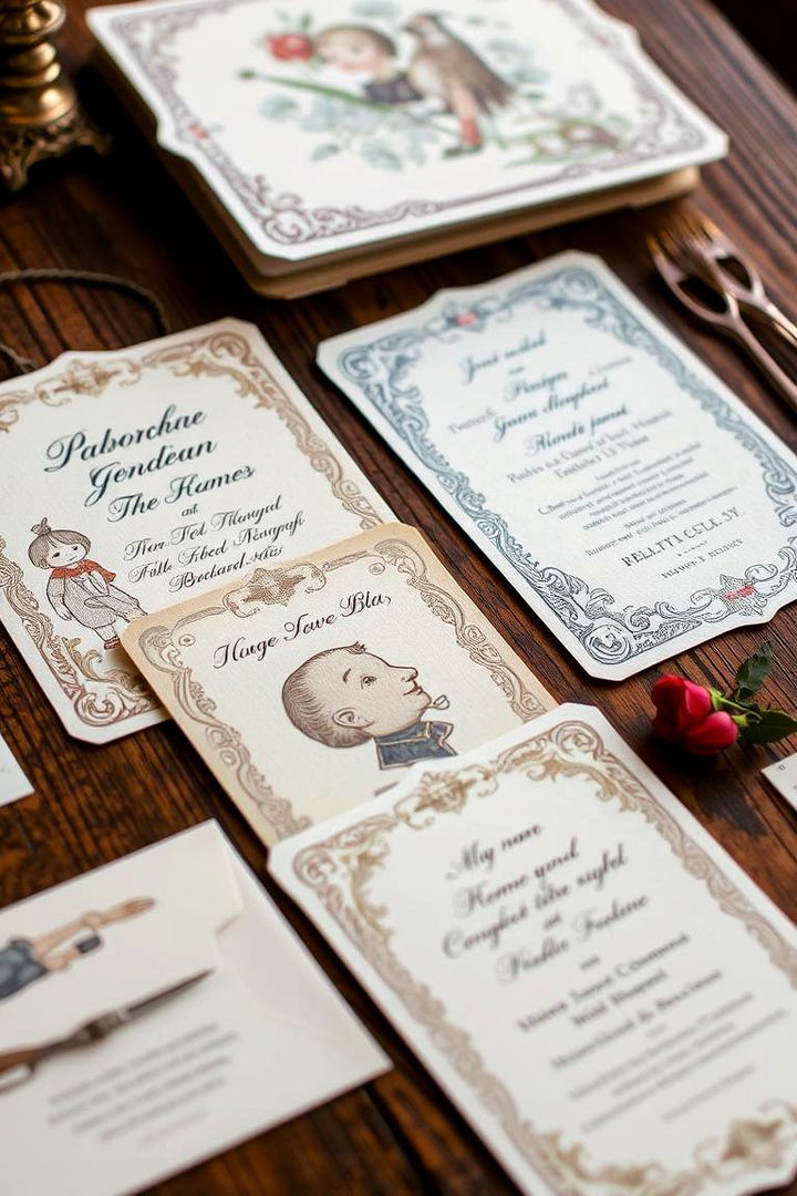 Storybook Invitations and Paper Elegance - 22 Fairytale Wedding Ideas