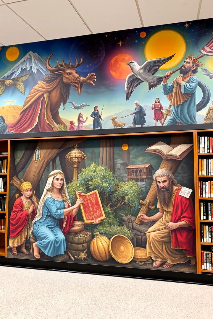 Storytelling Through Murals - 22 Library Murals