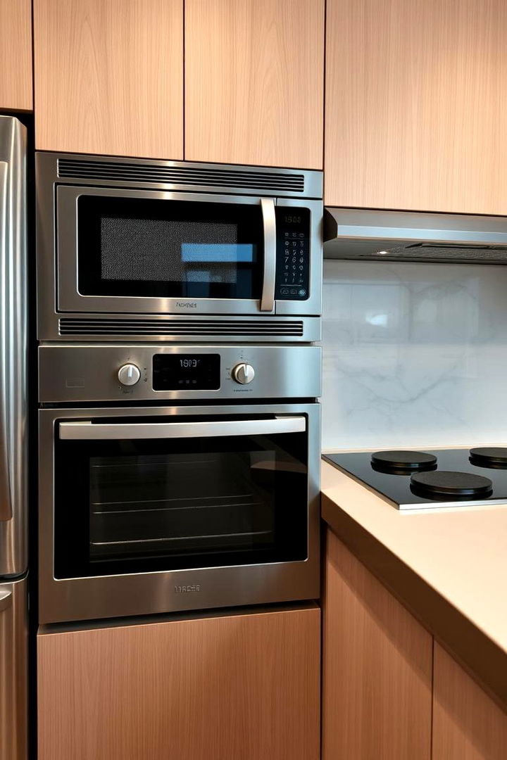 Streamlined Appliances Layout - 22 One Wall Kitchen Ideas