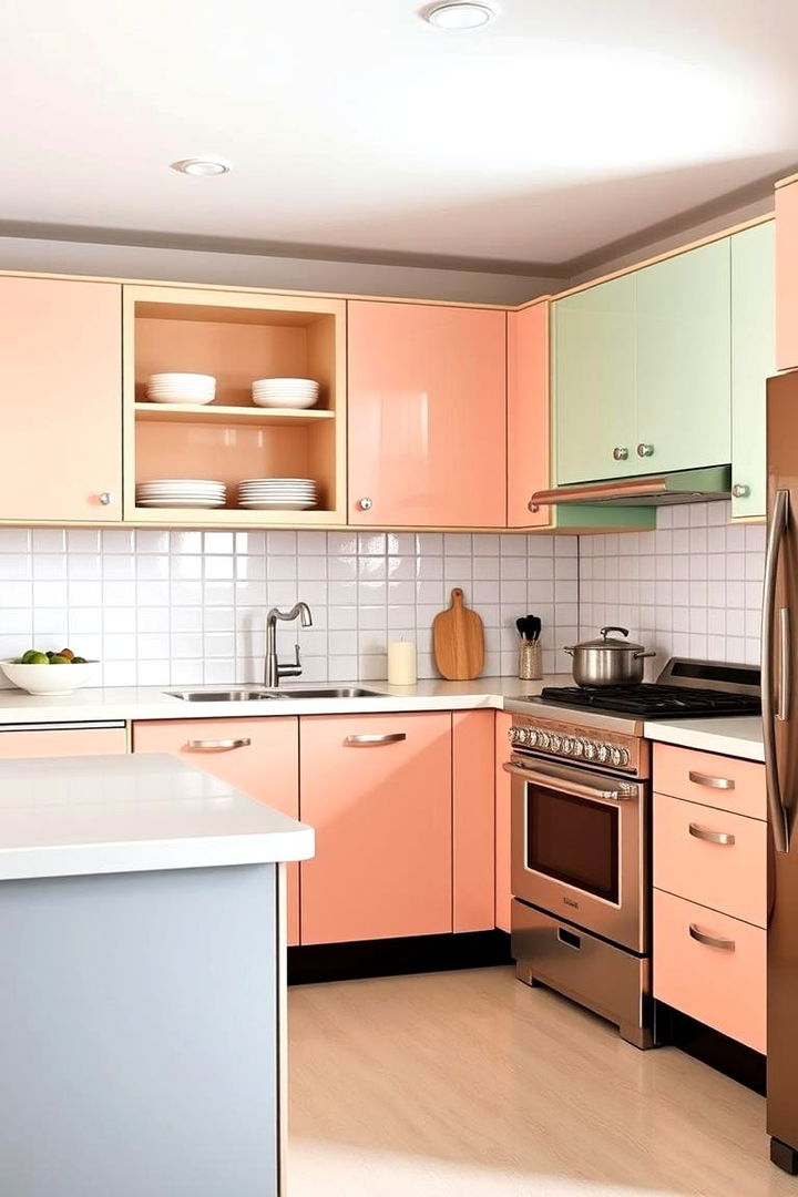Streamlined Cabinetry Styles - 22 1950s Kitchen Ideas