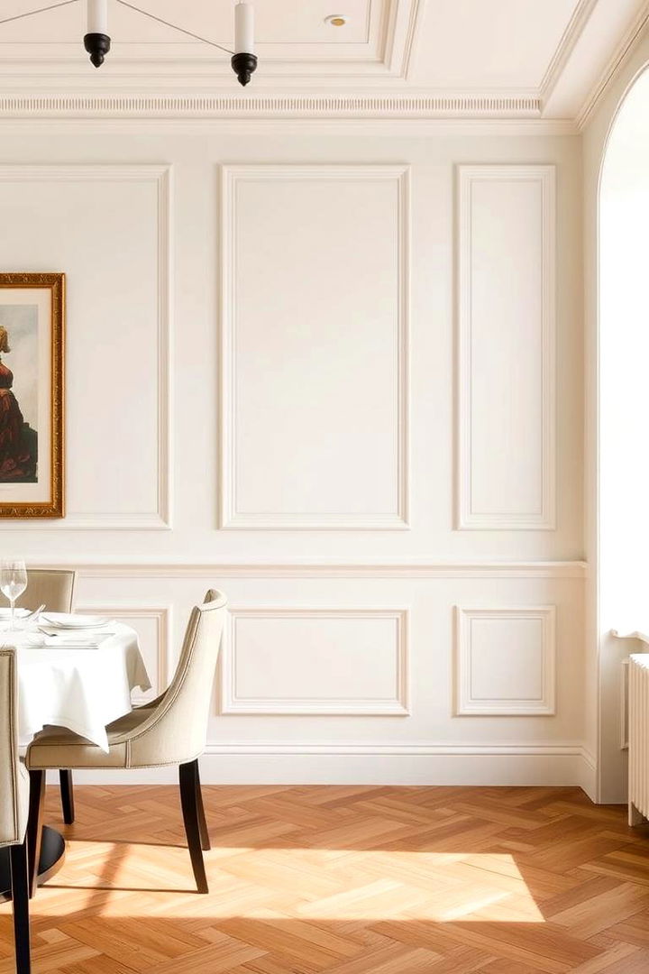 Streamlined European Look - 22 Dining Room Wainscoting Ideas