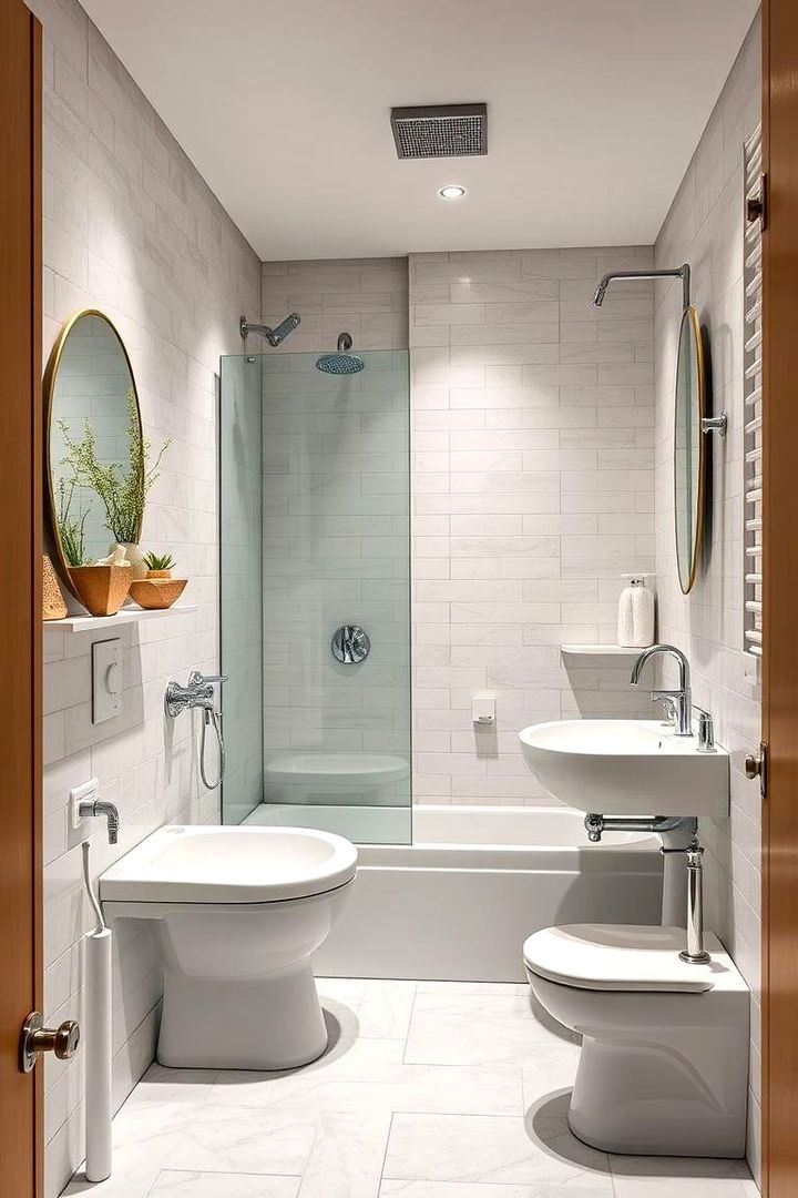 Streamlined Fixtures and Hardware - 22 Art Deco Bathroom Ideas