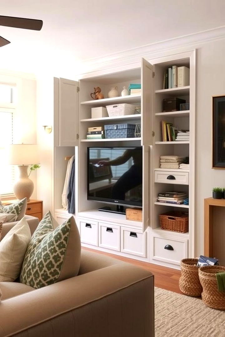 Stress Free Storage Solutions - 22 Family Room Ideas
