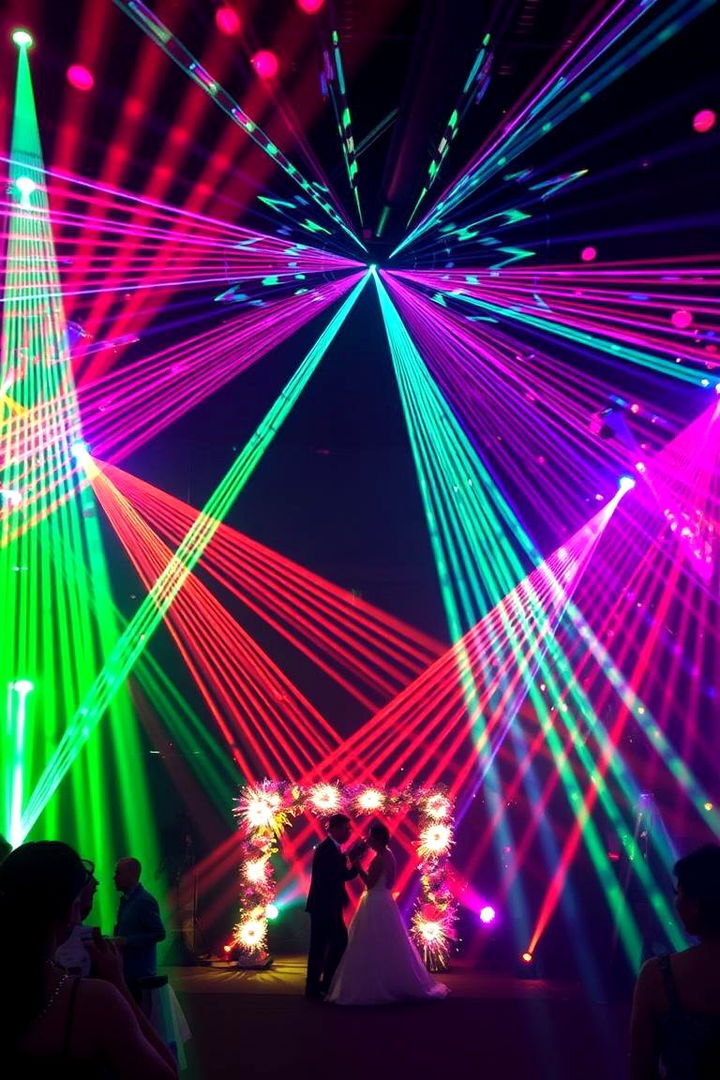 Striking LED Light Show - 22 Wedding Entertainment Ideas