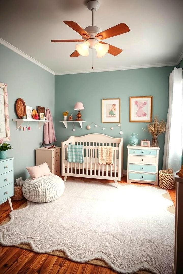 Striking Retro Color Palettes - 22 Vintage Nursery Ideas