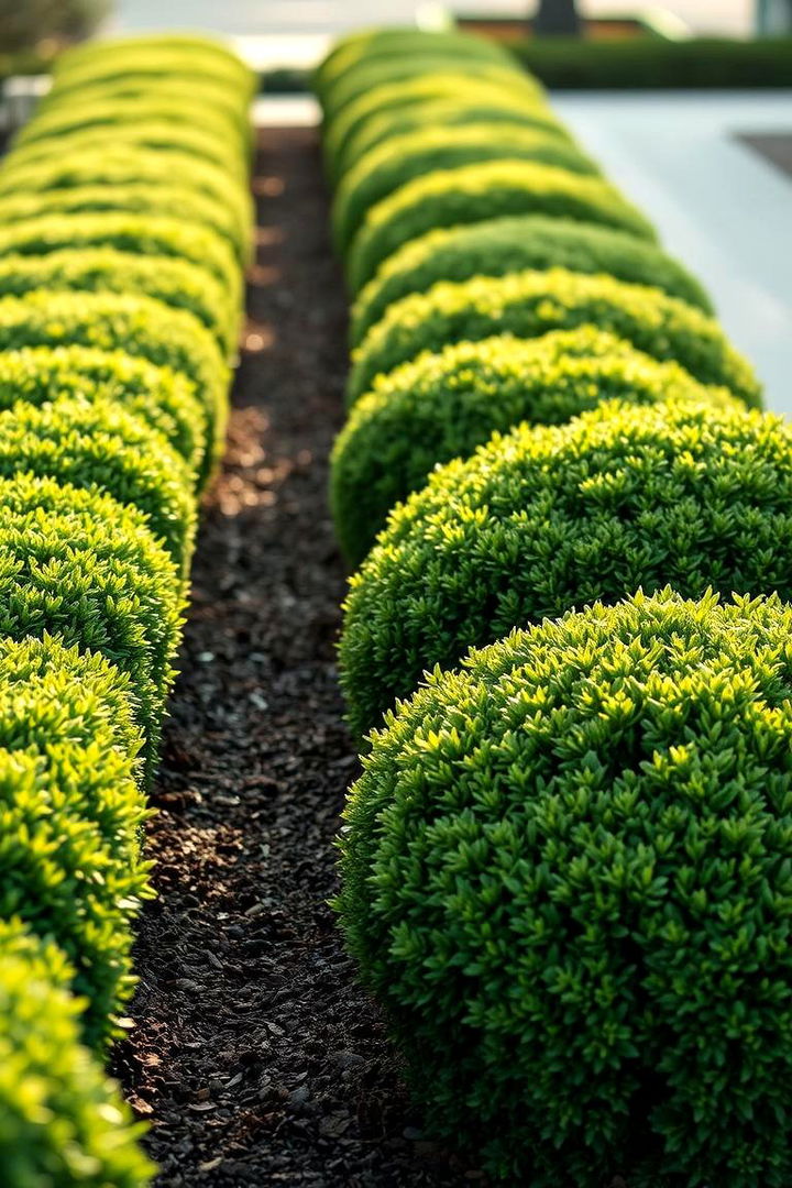 Structuring Neat Garden Borders with Boxwood - 22 Front Yard Boxwood Shrubs