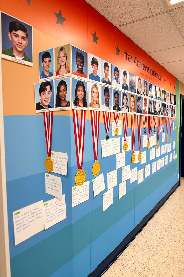 Student Achievement Spotlight Mural - 22 School Mural Ideas