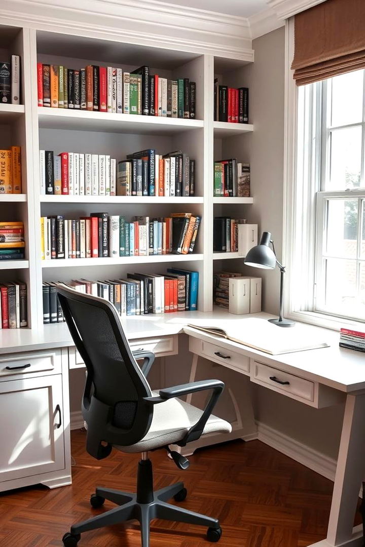Study Desk Reading Library - 22 Home Library Ideas