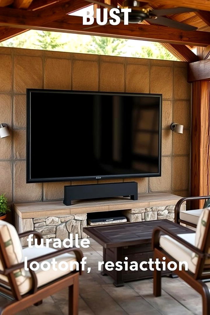 Sturdy Materials for Long Lasting TVs - 22 Outdoor Tv Ideas