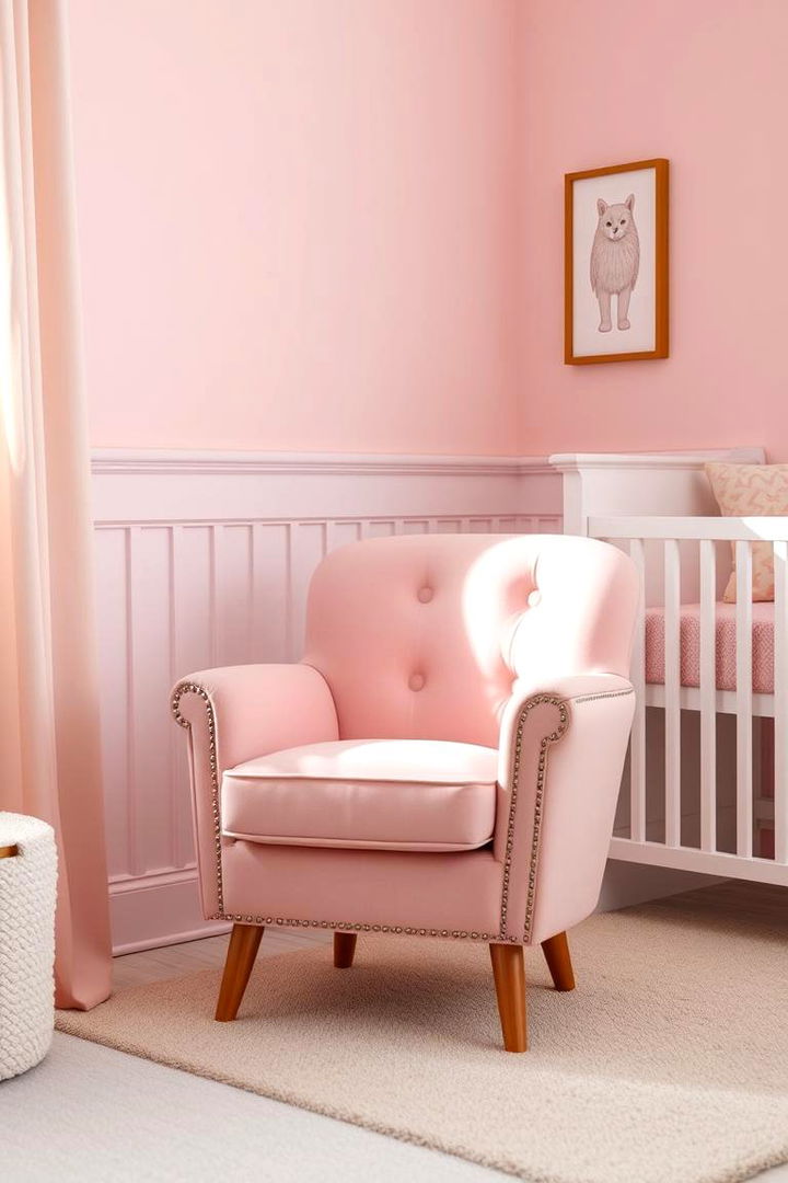 Stylish Accent Chairs - 22 Pink Nursery Ideas