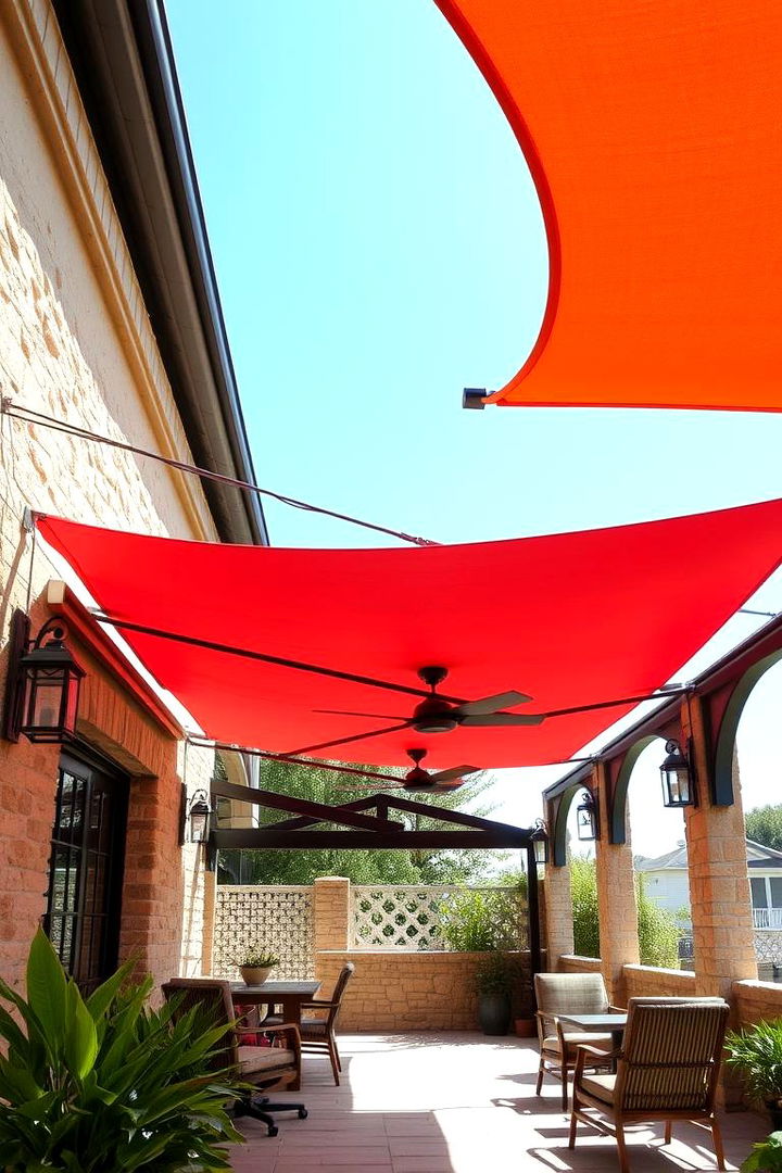 Stylish Awnings and Canopies - 22 Mediterranean Patio Ideas