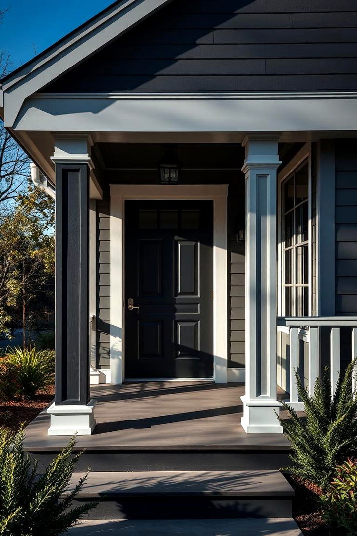 Stylish Black - 22 Porch Paint Colors