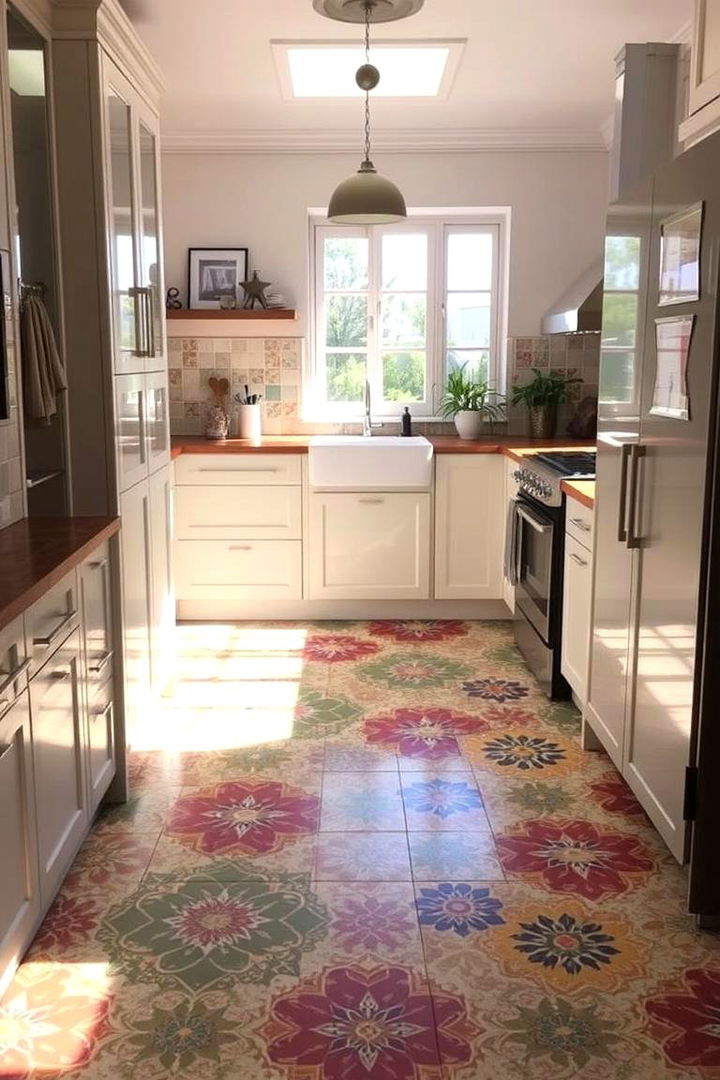 Stylish Ceramic Tiles - 22 Kitchen Flooring Ideas