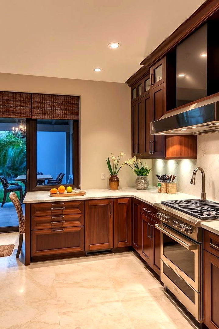 Stylish Countertop Selections - 22 Lanai Kitchen Ideas