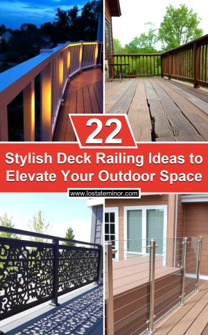 22 Stylish Deck Railing Ideas to Elevate Your Outdoor Space - Lost At E ...