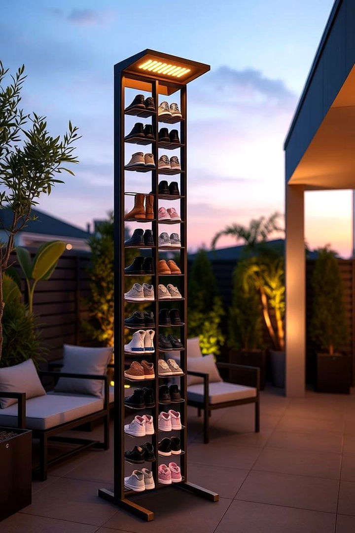 Stylish Outdoor Shoe Tree - 22 Outdoor Shoe Storage Ideas