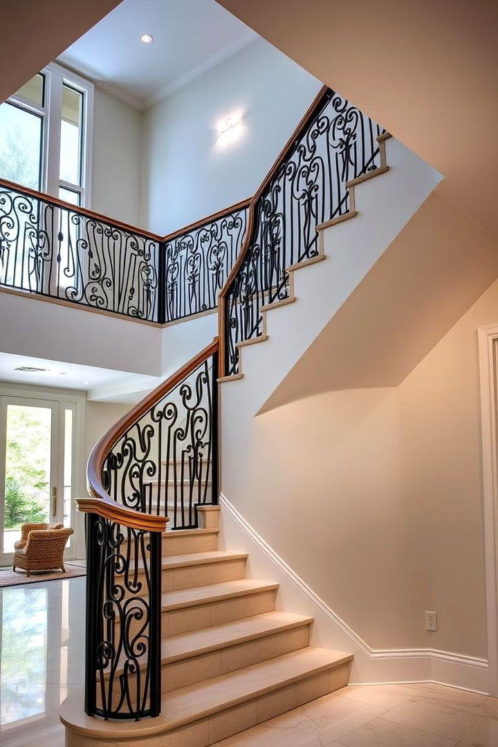 Stylish Staircase Features - 22 Townhouse Interior Design Ideas