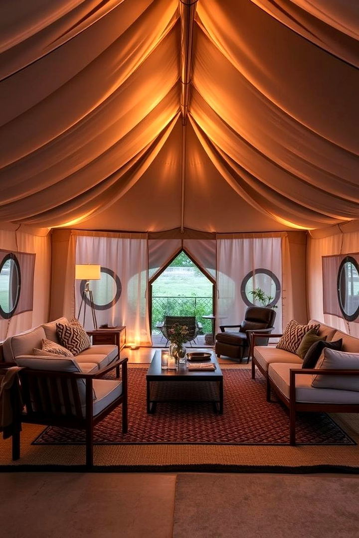 Stylish Tented Escape - 22 Outdoor Bedroom Ideas