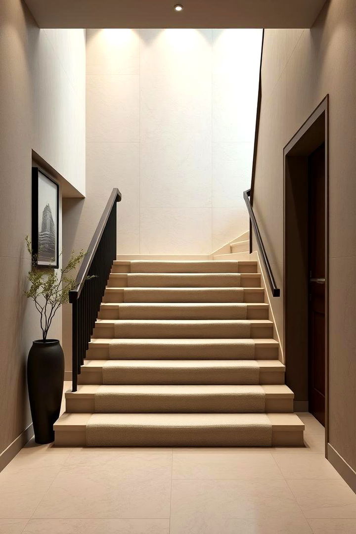 Subdued Luxury - 22 Stair Landing Ideas