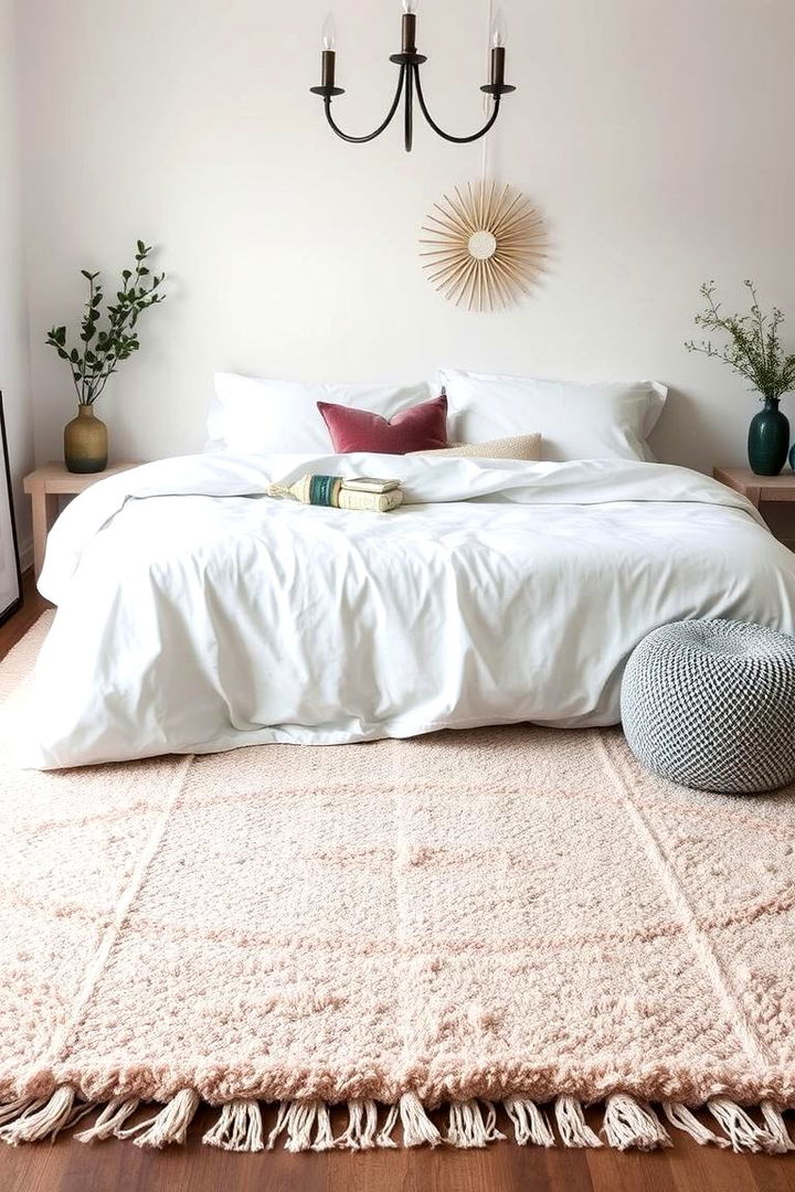 Subdued Pastel Rugs - 22 pastel goth bedroom ideas