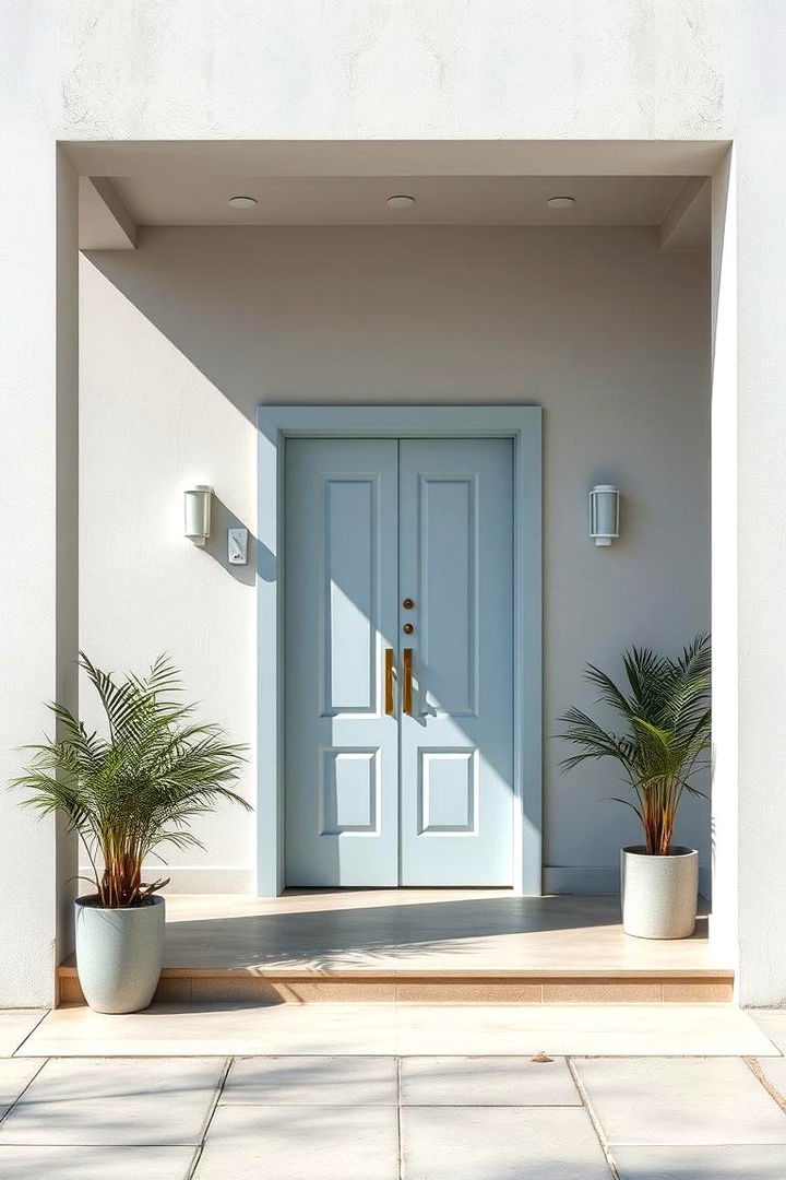 Subdued Sophistication - 22 light blue house exterior ideas